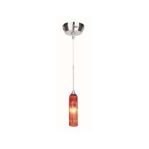  Lite Source Inc. Cuneo LS 19341RED 1 Light Pendant in Red 