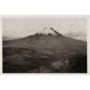 1931 Active Volcano Volcan Cotopaxi Ecuador STUNNING 