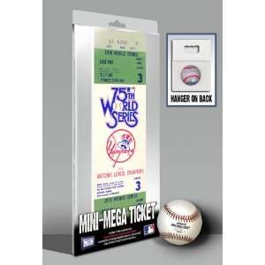  1978 World Series Mini Mega Ticket   New York Yankees 