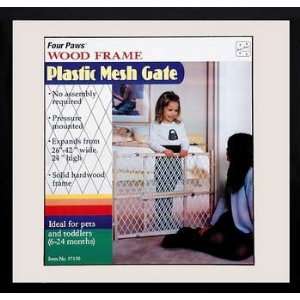  Wood/plastic Mesh Gate 26   42 (Catalog Category Dog 
