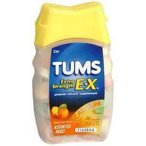  TUMS E X 750 ASSORTED FLAVORS 48TB by SMITHKLINE BEECHAM 