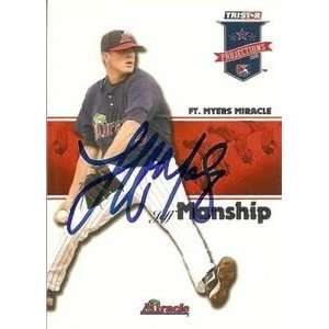  Jeff Manship Signed 2008 Projections Card Twins Sports 