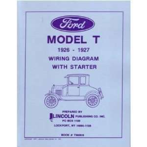  1926 1927 FORD MODEL T Wiring Diagrams Schematics 