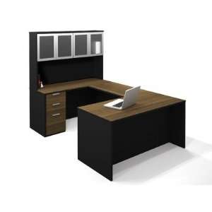  Bestar Pro Concept U Shaped Workstation with High Hutch 