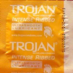   Trojan Intense Ribbed Condom Of The Month Club