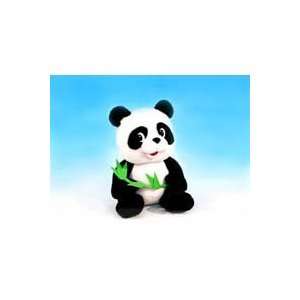  Stuffed Animal   Panda with Bamboo Branch 