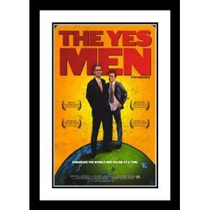Yes Men 20x26 Framed and Double Matted Movie Poster   Style A   2004