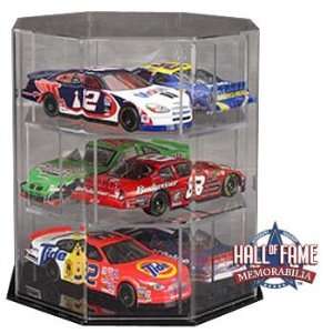  1/24th Scale Six Car Octagon Display Case with Spinning 
