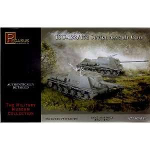   ISU122/152 Soviet Assault Gun Tanks (2) (Snap Kit) (Pla Toys & Games