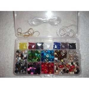  Starter Variety Jewelry Making Bead Kit, Crystals,lamp 