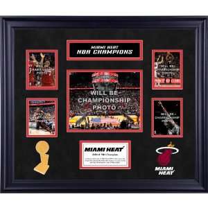  Miami Heat 2011 NBA Finals Champions 5 Photo Victory Collage w/Game 