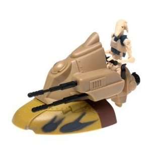  STAR WARS EPISODE I  ARMORED SCOUT TANK w/ BATTLE DROID 