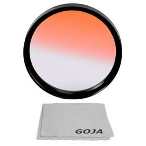  72MM Goja Graduated Orange Lens Color Filter for DSLR 