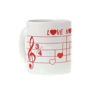  Love Note Mug Musical Instruments