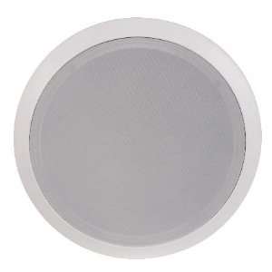  8inch Two Way Ceiling Speaker Pair   40w Rms Polypropylene 