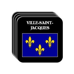 Ile de France   VILLE SAINT JACQUES Set of 4 Mini Mousepad Coasters