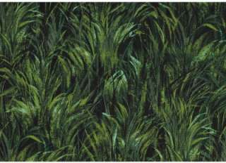 GREEN MEADOW GRASS LANDSCAPE PRT~ Cotton Quilt Fabric  
