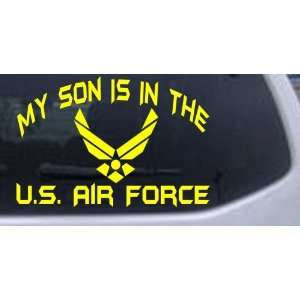 32.3in    My Son Is In The U.S. Air Force Decal Military Car Window 