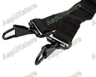 Tactical Y Harness Suspender Padded Bearing Belt Black  