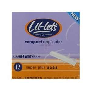 Lil Lets Compact Applicator Tampons   Super Plus Beauty