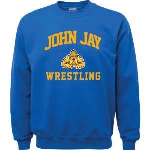   Royal Blue Youth Wrestling Arch Crewneck Sweatshirt