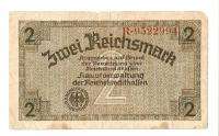 TWO ZWEI REICHSMARK 1940 1945 BANK NOTE BANKNOTE SEE  