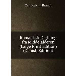   (Large Print Edition) (Danish Edition) Carl Joakim Brandt Books