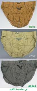 Comfortable Men Underwear Brief Tattoo Cotton 3 pc/Pack  