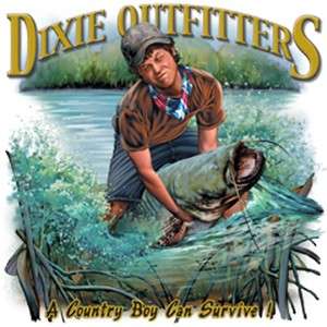 Dixie Rebel Fishing Noodling  A COUNTRY BOY CAN SURVIVE   