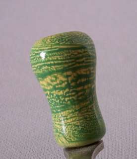 Egg Beaters Rolling Pin & Brush Marbled Green Handles  