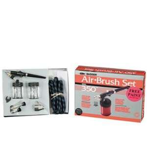  Badger 350 Airbrush Deluxe Set with 3 Heads Toys & Games