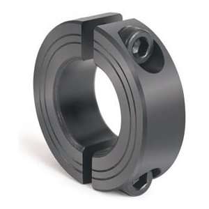 Metric Two Piece Clamping Collar, 3mm, Black Oxide Steel  