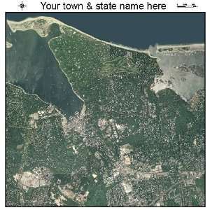   Photography Map of Port Jefferson, New York 2009 NY 