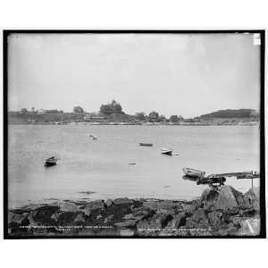    Passaconaway Inn from Cape Neddick Harbor,York,Me.