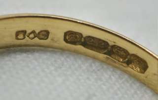 1950s Vintage Plain 22ct Gold Wedding Ring  