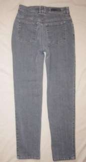 Womens Gloria Vanderbilt size 6 M stretch skinny gray denim jeans 