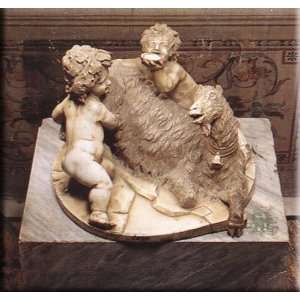  The Goat Amalthea with the Infant Jupiter and a Faun 16x15 