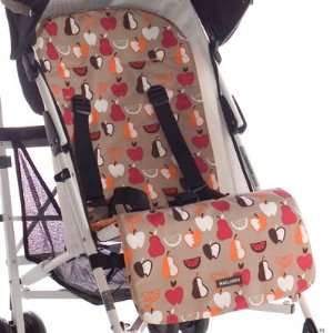  Stroller Seat Liner, Champagne/Flame Baby