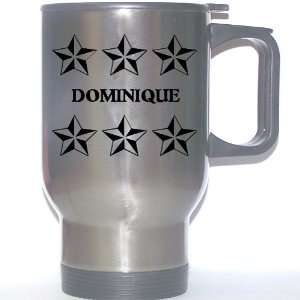  Personal Name Gift   DOMINIQUE Stainless Steel Mug 