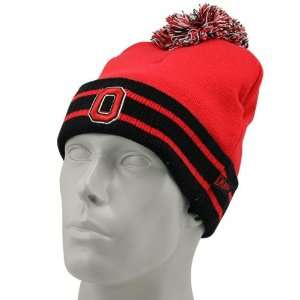  New Era Ohio State Buckeyes Scarlet Toque Ski Hat Sports 