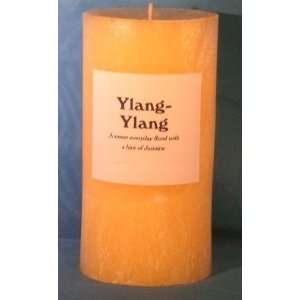 Ylang Ylang Scented 3x6 Palm Wax Pillar Candle