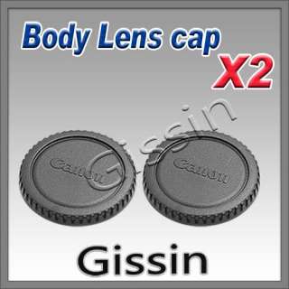 2X Camera Body lens len Cap & Cover for Canon SLR/DSLR  