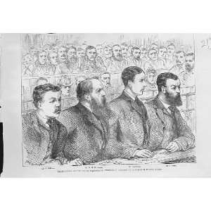   Democrat Leaders At Bow Street Police Court 1886