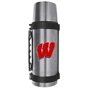  NCAA Wisconsin Badgers Stainless Steel Insulated Thermos 