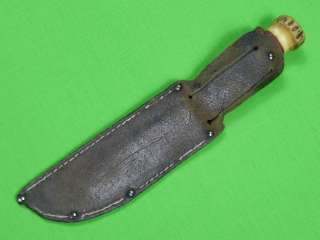 US MARBLES Gladstone Patent 1916 4 Pins Hunting Fighting Stag Knife 