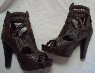 Womens Zigi Soho Brown Gladiator Shoes Size 7.5  