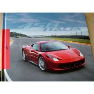  Official Ferrari 458 Italia Hardcover Brochure NEW 