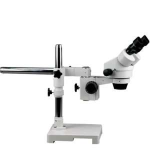AmScope New 7x 45x Binocular Stereo Zoom Microscope Boom Stand  