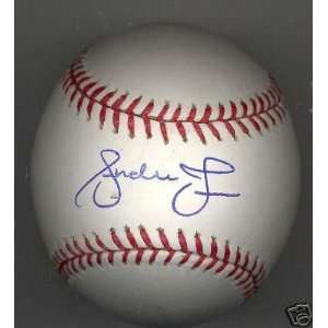  Autographed Andruw Jones Baseball   Official Ml 