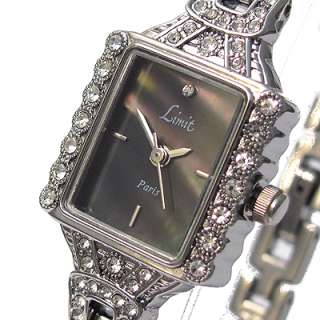 LIMIT Ladies bracelet watch diamante black pearl 6727  